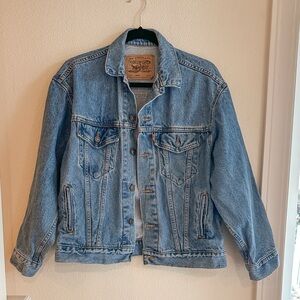 Vintage 90s Orange Tab Levi's Denim Jacket